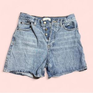 Topshop Light Blue Jean Shorts